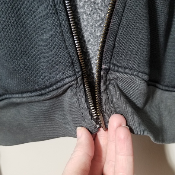 Cotton Citizen Mens Black Zip Up Hoodie Jacket - Picture 5 of 6